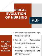 Historical Evolution of Nursing