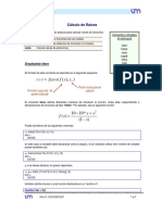 Calculo de Raices