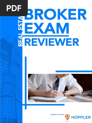 Hoppler's Real Estate Broker Exam Reviewer