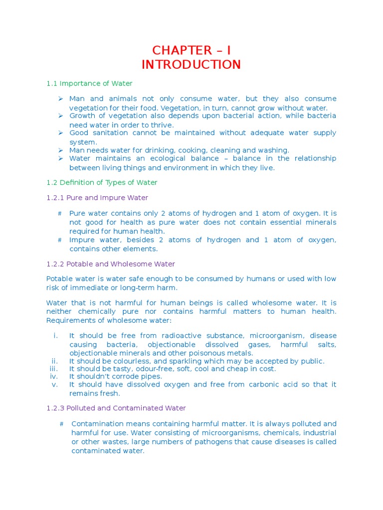 Introduction To Water Supply Engineering | PDF | Water Pollution ...
