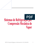 Sistemas de Refrigeração Por Compressão Mecânica de Vapor