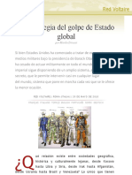 La Estrategia Del Golpe de Estado Global, Por Manlio Dinucci