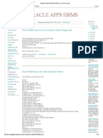 Sravan Oracle Apps Hrms - Core HR Queries