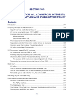 10.3 Reconstruction- Oil, Commercial Issues, Debt Relief, Asylum and Stabilisation Policy