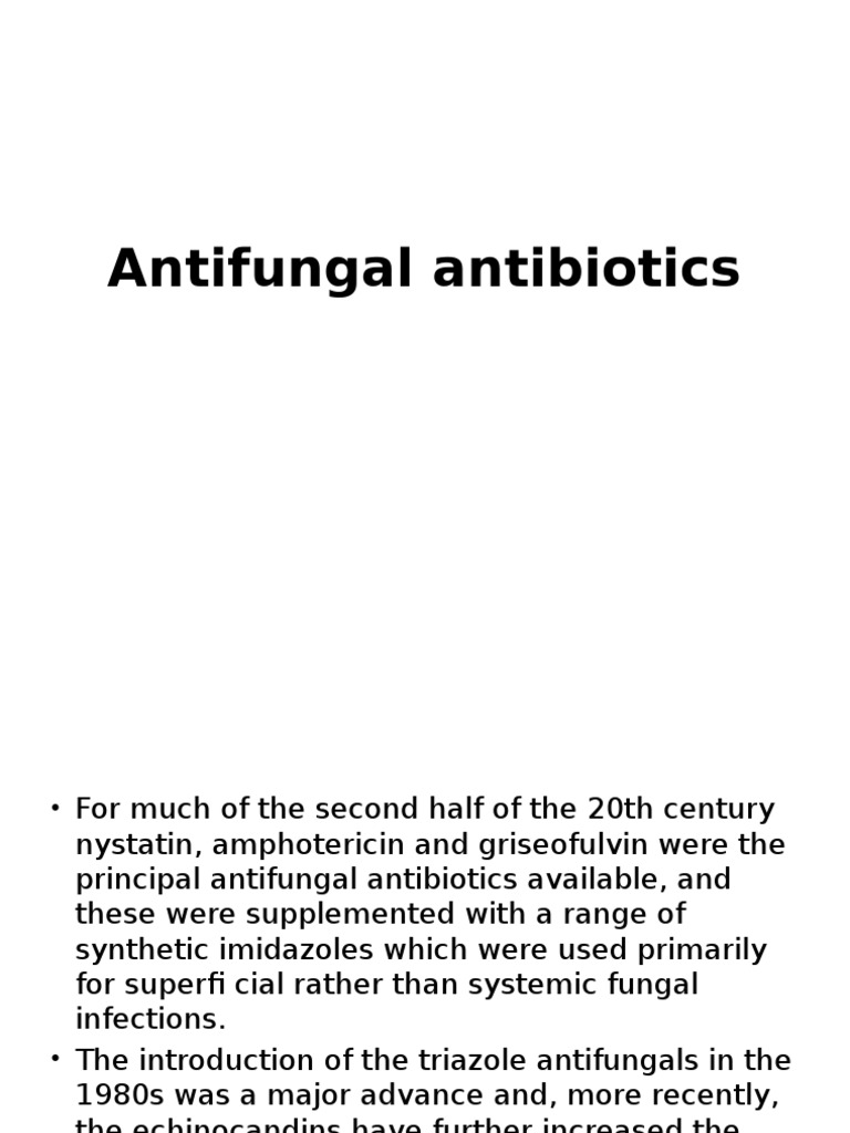 Antifungal Antibiotics Candidiasis Diseases And Disorders