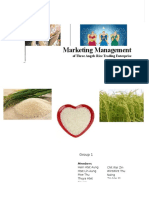 Marketing Management of Three Angels Rice Trading Enterprise