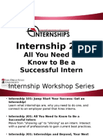 internship 201 workshop video