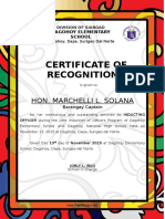 LGU Certificate