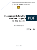 Managementul Malformatiilor Cardiace Congenitale La Nou Nascut