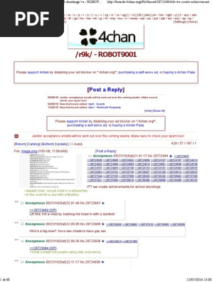 4chan School Shooting Violence Crimes