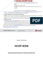 HCNP-R - S (HCDP) - IESN Implementing Enterprise Switching Network Training PDF