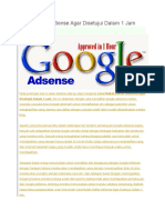 Cara Daftar AdSense Agar Disetujui Dalam 1 Jam.docx