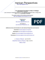 Núñez Sarmiento U.S. Proposals For An Unwanted Transition in Cuba - A Critique