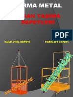Karma Metal-Insan Adam Personel Tasima Kaldirma Sepetleri Forklift Sepeti Kule Vinc Sepeti