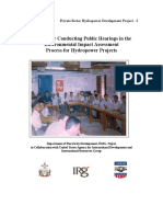 Manual for Conducting Public Hearings