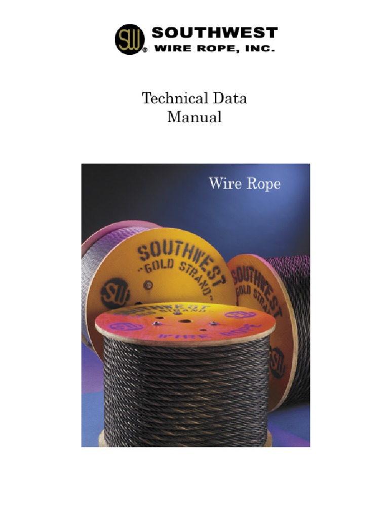 Wire Rope PDF PDF Rope Materials