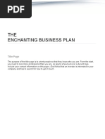 Enchanting Business Plan