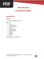 o Poder Da Gratidao Exercicios
