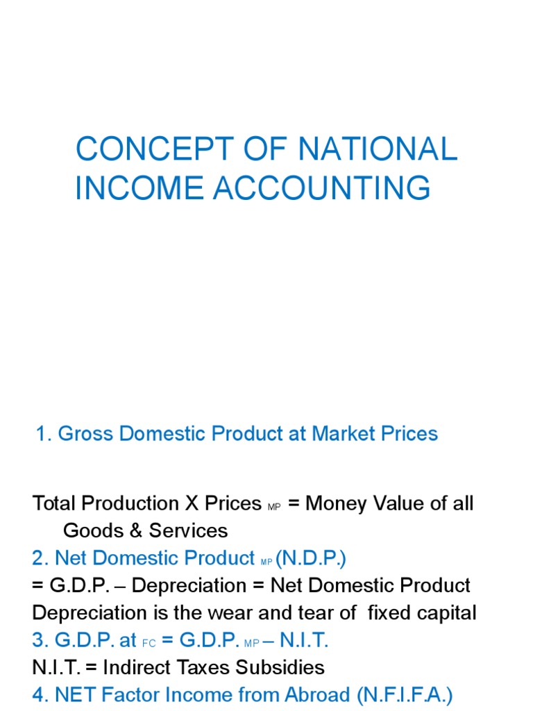 National Income Accounting Overview | PDF | Purchasing Power Parity ...