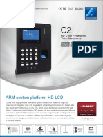 ARM System Platform, HD LCD: HD Color Fingerprint Time Attendance