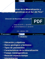 caracteristicasdelamineralizacionepocasmetalogenicasenelsurdelperu-120413171800-phpapp02.ppt