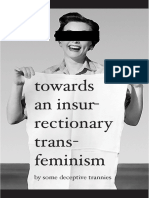 Some Deceptive Trannies - Towards an Insurrectionary Transfeminism