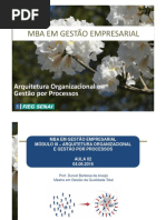 Arquitetura Organizacional e Gestão Por Processos - 2