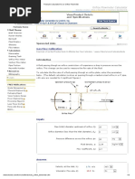Flowrate Calculation for an Orifice Flowmeter