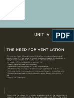 Unit IV-Ventilation and Filtration