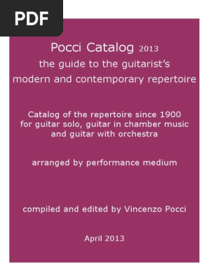 Catalogo De Guitarra Pocci April 2013 Orchestras Viola