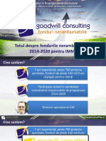 Conferinta Fonduri Nerambursabile IMM-Goodwill Consulting