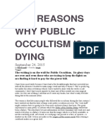 TEN REASONS WHY PUBLIC OCCULTISM IS DYING.docx