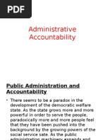 Administrative Accountability