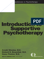 Introduction To Supportive Psychotherapy