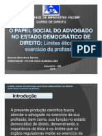 Função ética do advogado