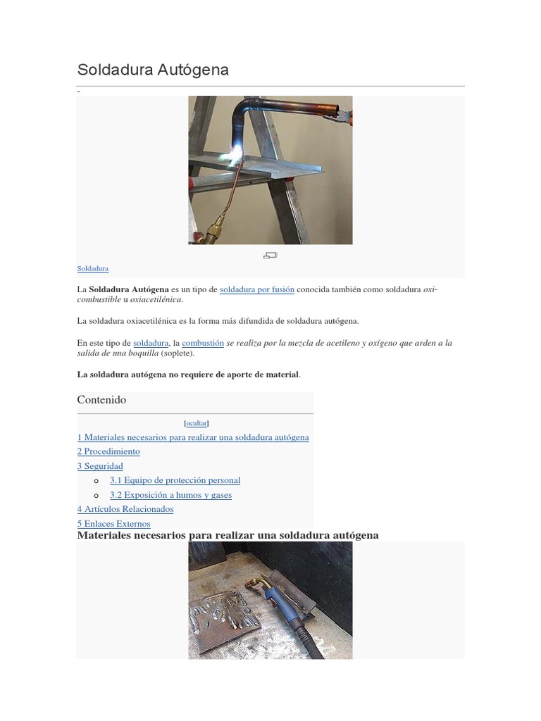 Soldadura Autógena | PDF | Soldadura | Construcción