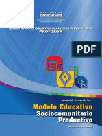 UF1_Modelo Educativo Sociocomunitario Productivo