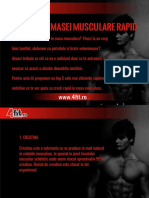 Cresterea Masei Musculare Rapid