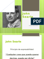 Presentaci n John Searle
