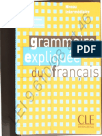 Grammaire Expliquee Du Francais Intermediaire