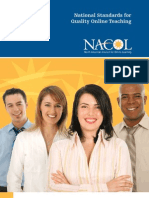 NACOL Standards Quality Online Teaching