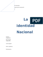 La Indentidad Nacional