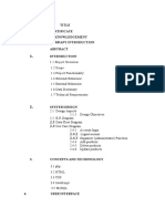 Chapter No Title Certificate Acknowledgement Company Introduction