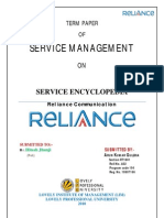 Service Encyclopedia of Reliance Communication