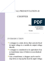 Technical Presentation-Ii Chopper