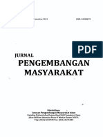 Jurnal Pengembangan Masyarakat