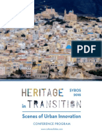 Heritage in Transition - 4ο Ετήσιο Συνέδριο της IASCC στην Σύρο (27-29/7/2016) - Πρόγραμμα