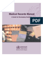 Medical Record Manual: A Guide For Developing Countries