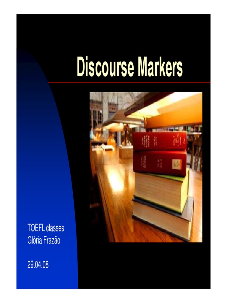 Discourse Markers Sentence (Linguistics) Phrase Free 30day Trial