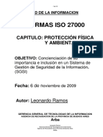 Protección Física y ambiental ISO 27000